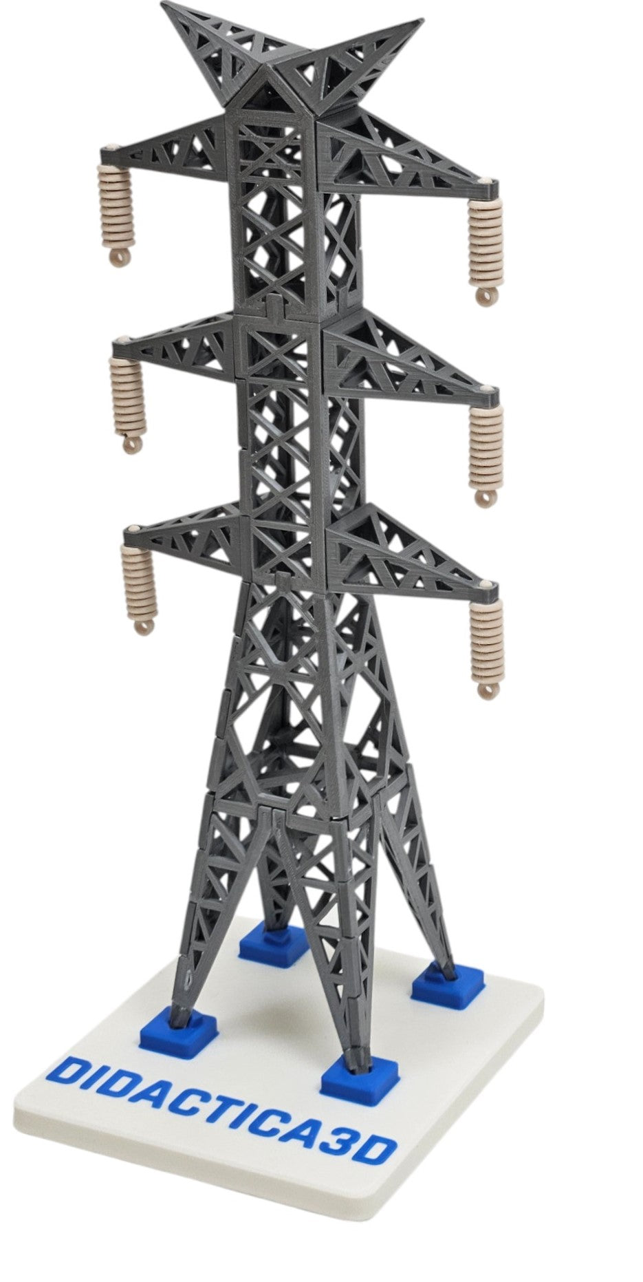 Modelo Didáctico a Escala de Torre Eléctrica de Transmisión 40cms