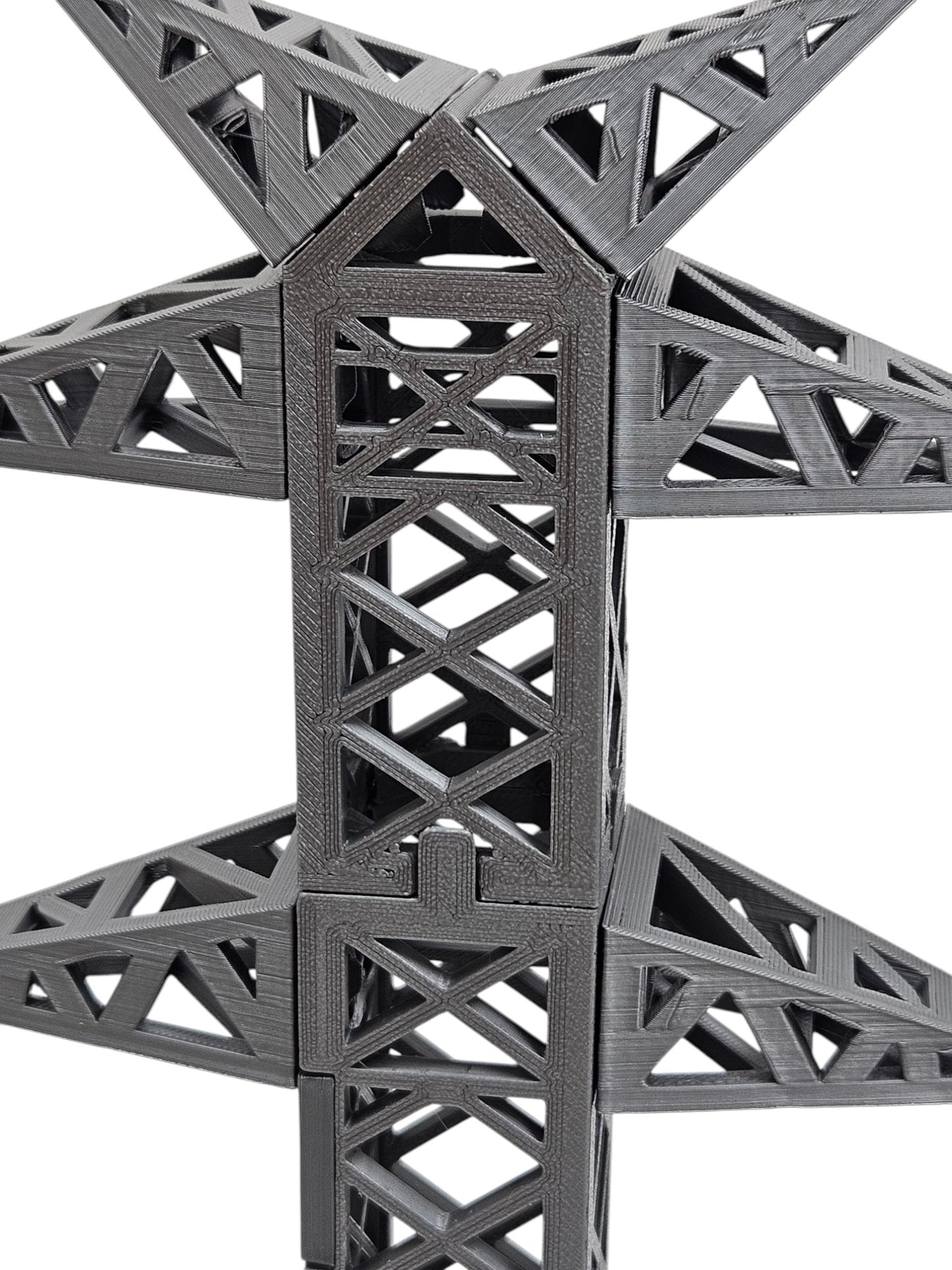 Modelo Didáctico a Escala de Torre Eléctrica de Transmisión 40cms