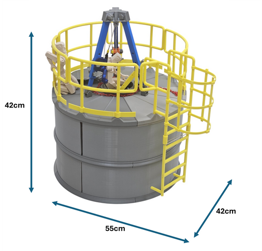 Modelo Didáctico a Escala de Espacio Confinado