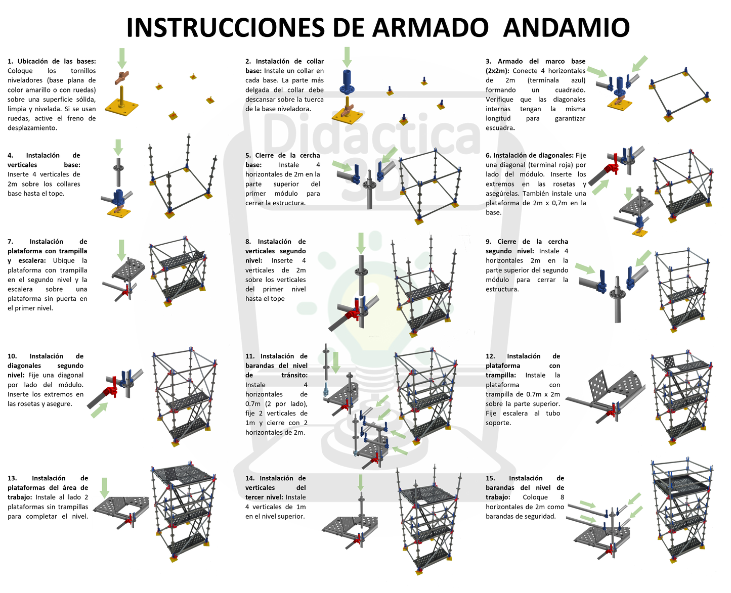 Intermediate Multidirectional Scaffold Model