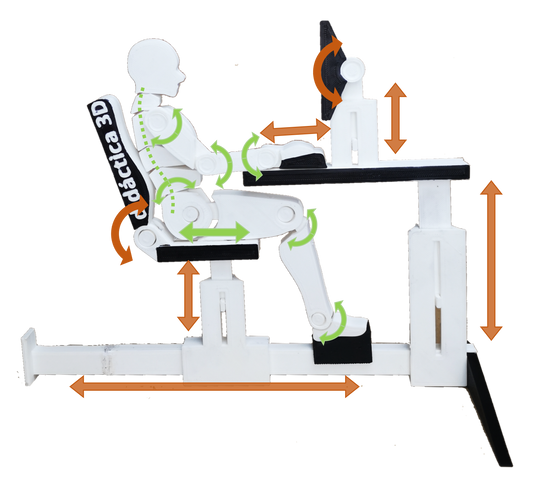 Puesto De Trabajo 25 cm