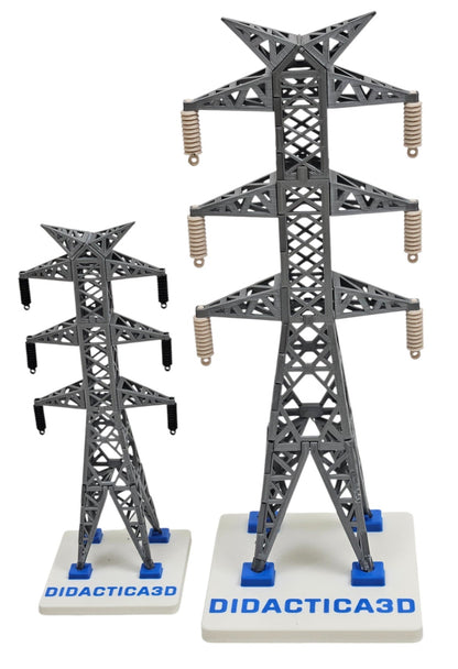 Modelo Didáctico a Escala de Torre Eléctrica de Transmisión 27 cm