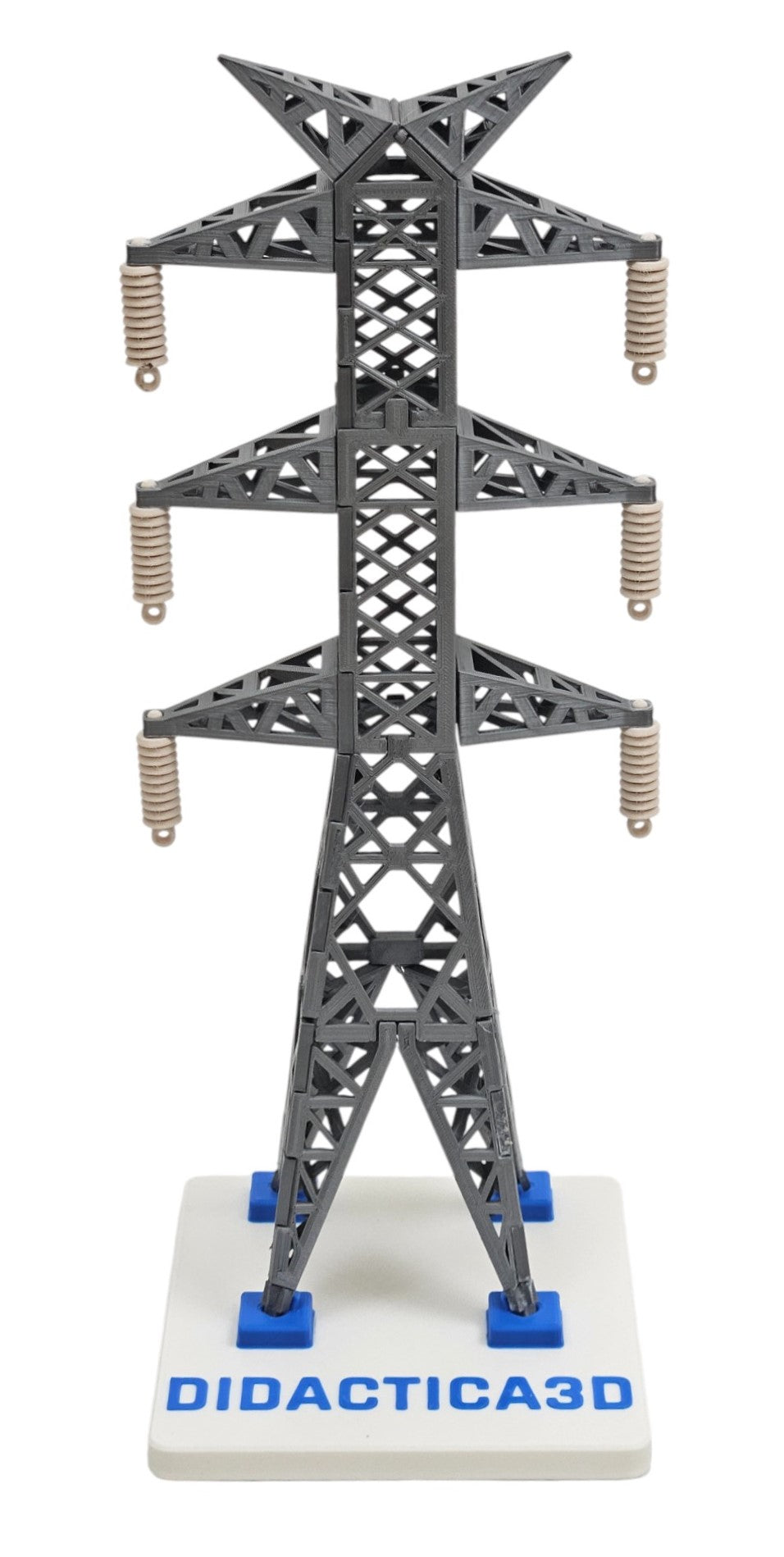 Modelo Didáctico a Escala de Torre Eléctrica de Transmisión 27cms