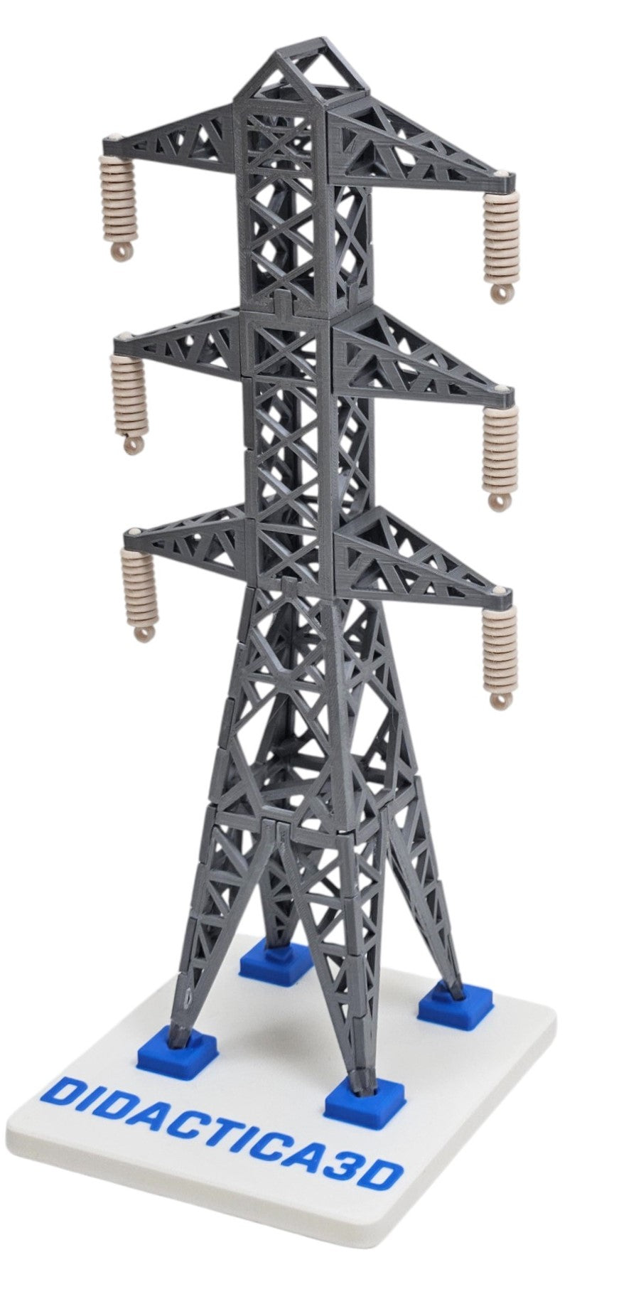 Modelo Didáctico a Escala de Torre Eléctrica de Transmisión 27cms