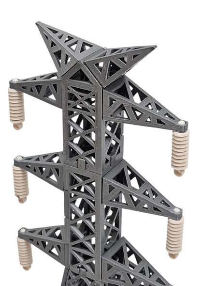 Modelo Didáctico a Escala de Torre Eléctrica de Transmisión 27 cm