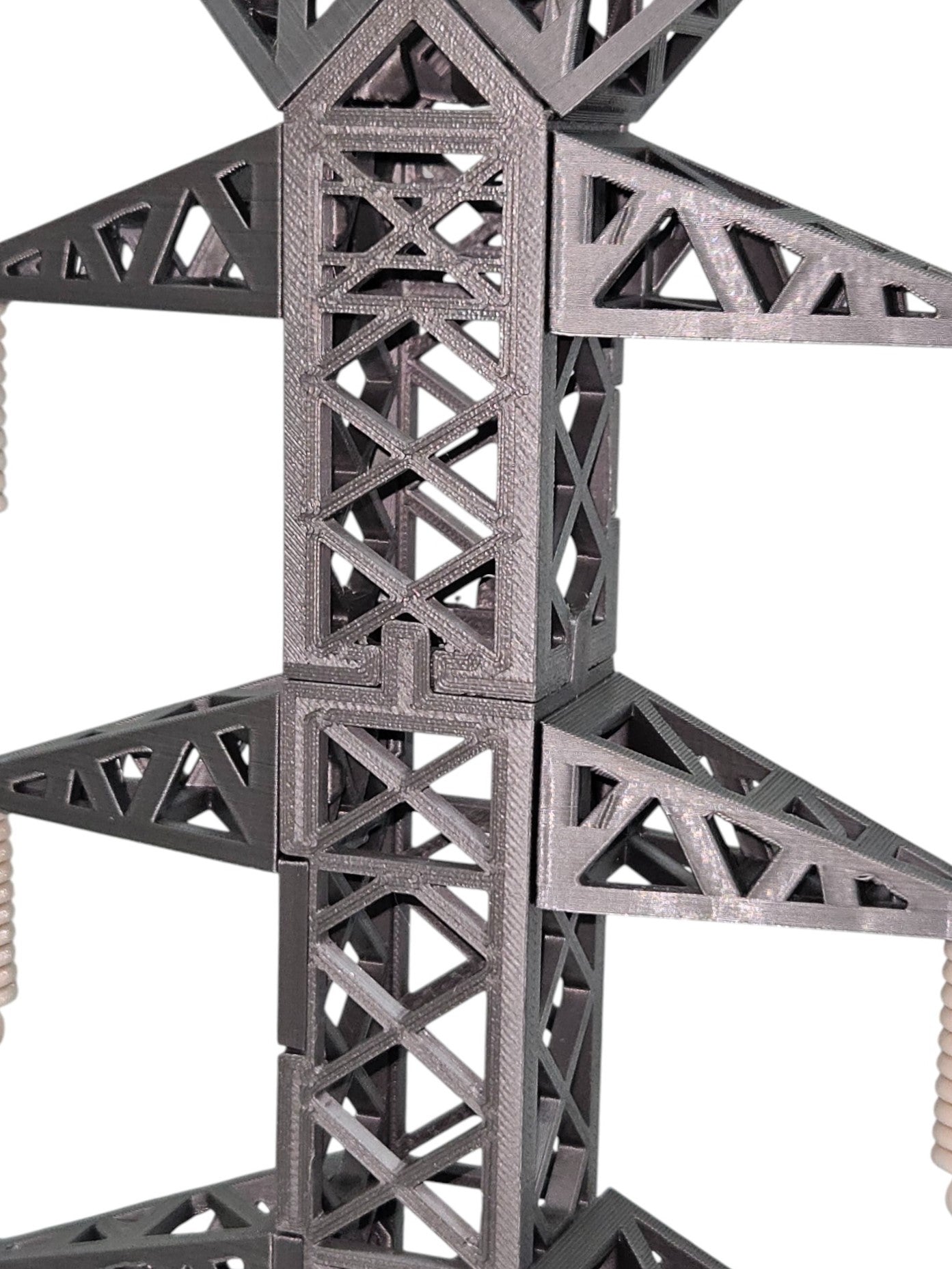 Modelo Didáctico a Escala de Torre Eléctrica de Transmisión 27cms