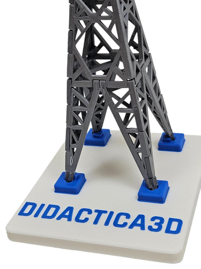 Modelo Didáctico a Escala de Torre Eléctrica de Transmisión 27 cm