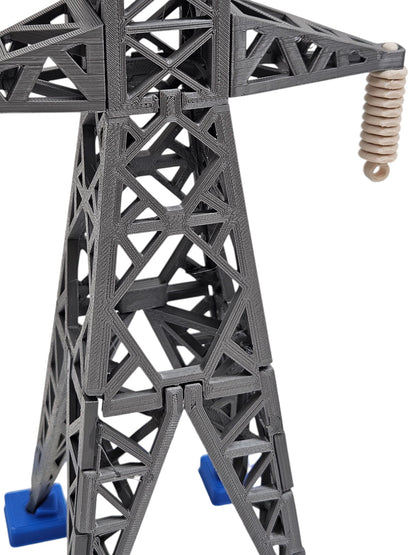 Modelo Didáctico a Escala de Torre Eléctrica de Transmisión 27 cm