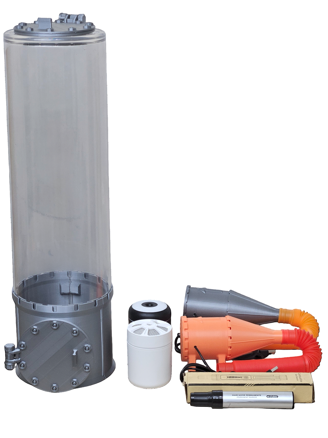 Modelo Didáctico de Extracción y Ventilación en Espacios Confinados