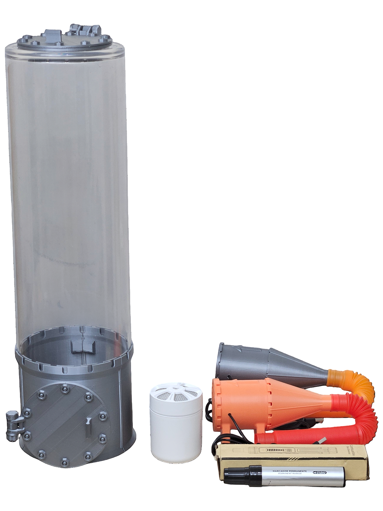 Didactic Model of Extraction and Ventilation in Confined Spaces 