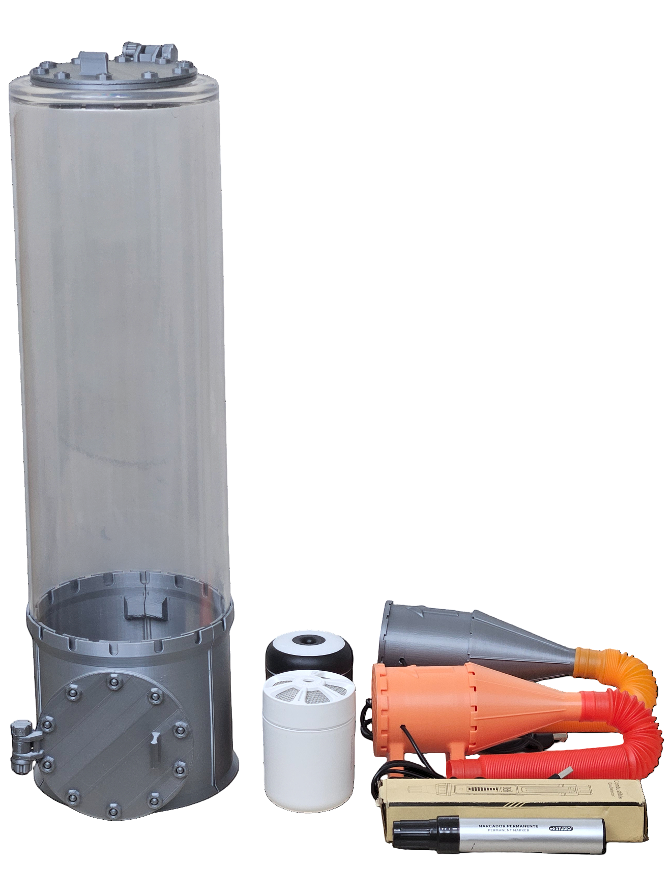 Modelo Didáctico de Extracción y Ventilación en Espacios Confinados