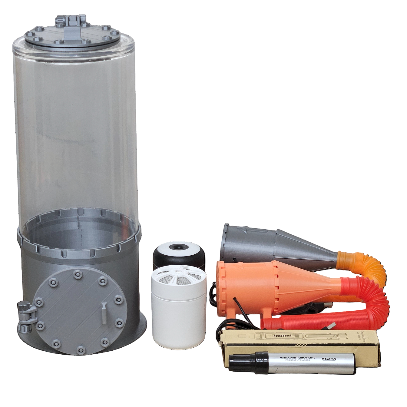 Modelo Didáctico de Extracción y Ventilación en Espacios Confinados