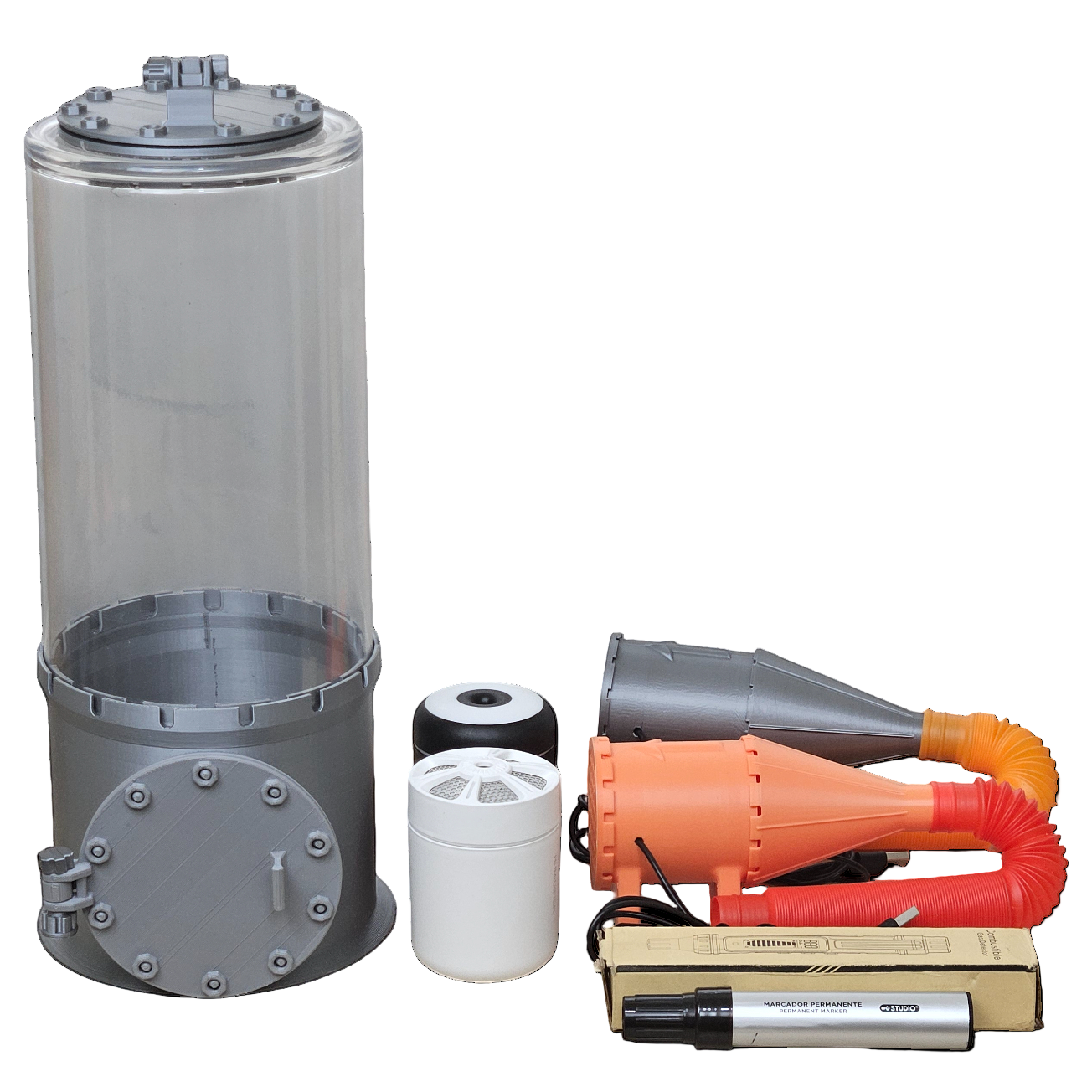 Modelo Didáctico de Extracción y Ventilación en Espacios Confinados