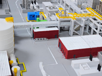 Servicio de Maquetas Industriales para Inducciones de Seguridad y Planeación Operativa