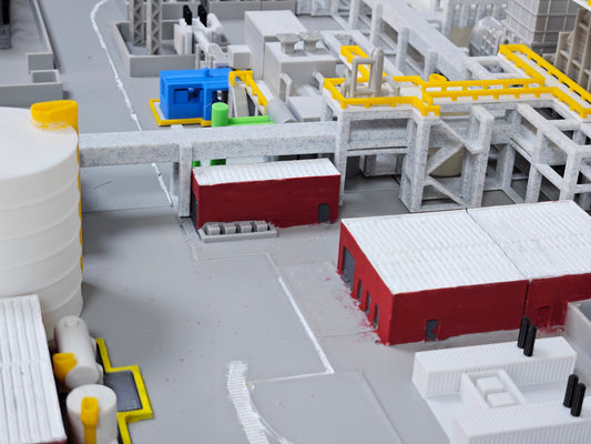 Servicio de Maquetas Industriales para Inducciones de Seguridad y Planeación Operativa