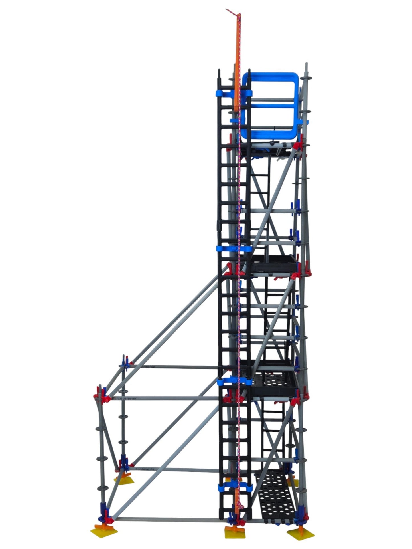 Modelo Andamio 4 Niveles con Refuerzo Lateral