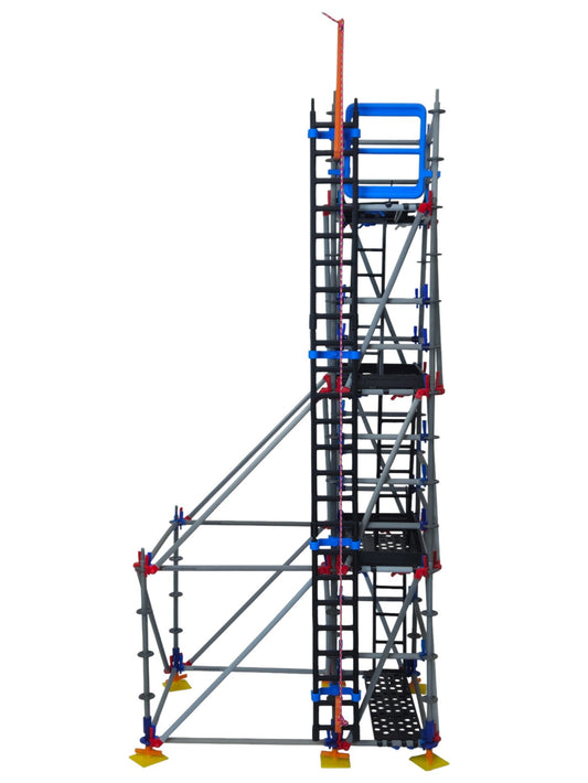 Modelo Andamio 4 Niveles con Refuerzo Lateral