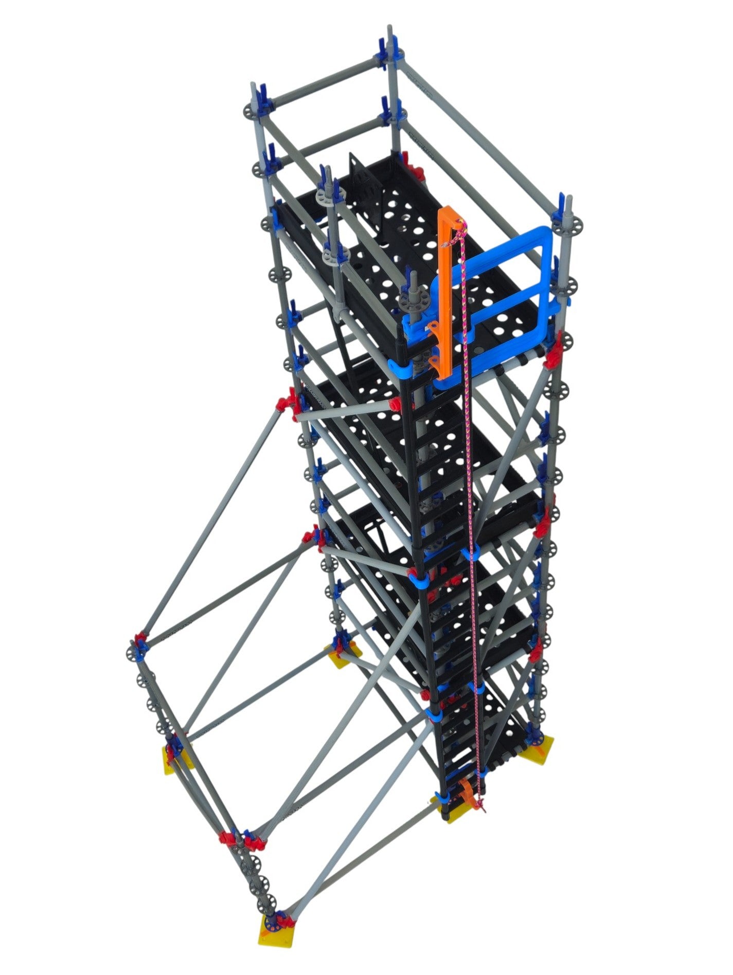 Modelo Andamio 4 Niveles con Refuerzo Lateral