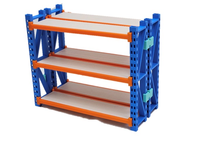 Maqueta Almacenamiento y Montacargas