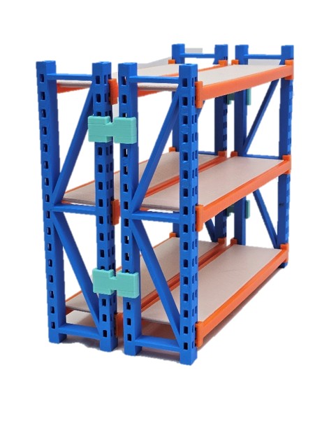 Maqueta Almacenamiento y Montacargas