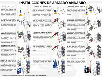 Modelo Andamio 4 Niveles con Refuerzo Lateral