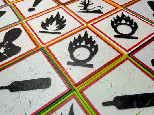 Rompecabezas Interactivos de Pictogramas GHS