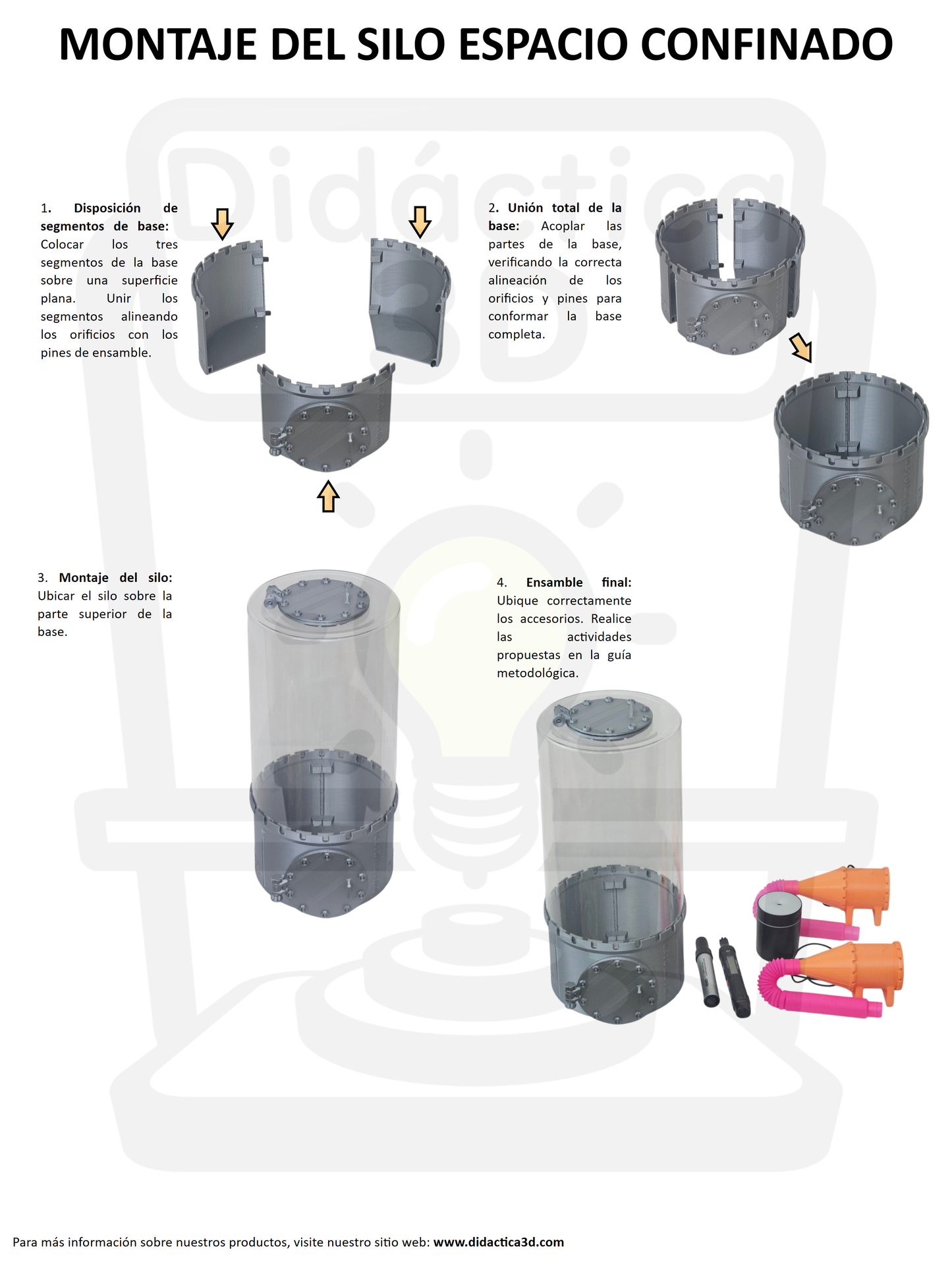 Modelo Didáctico de Extracción y Ventilación en Espacios Confinados Mediano