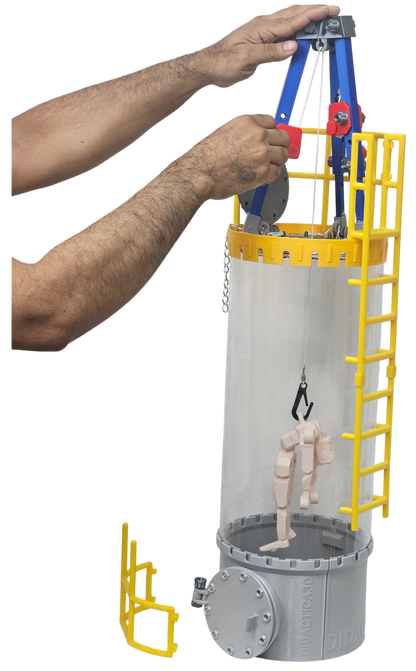Modelo Premium de Espacios Confinados con Ventilación y Rescate