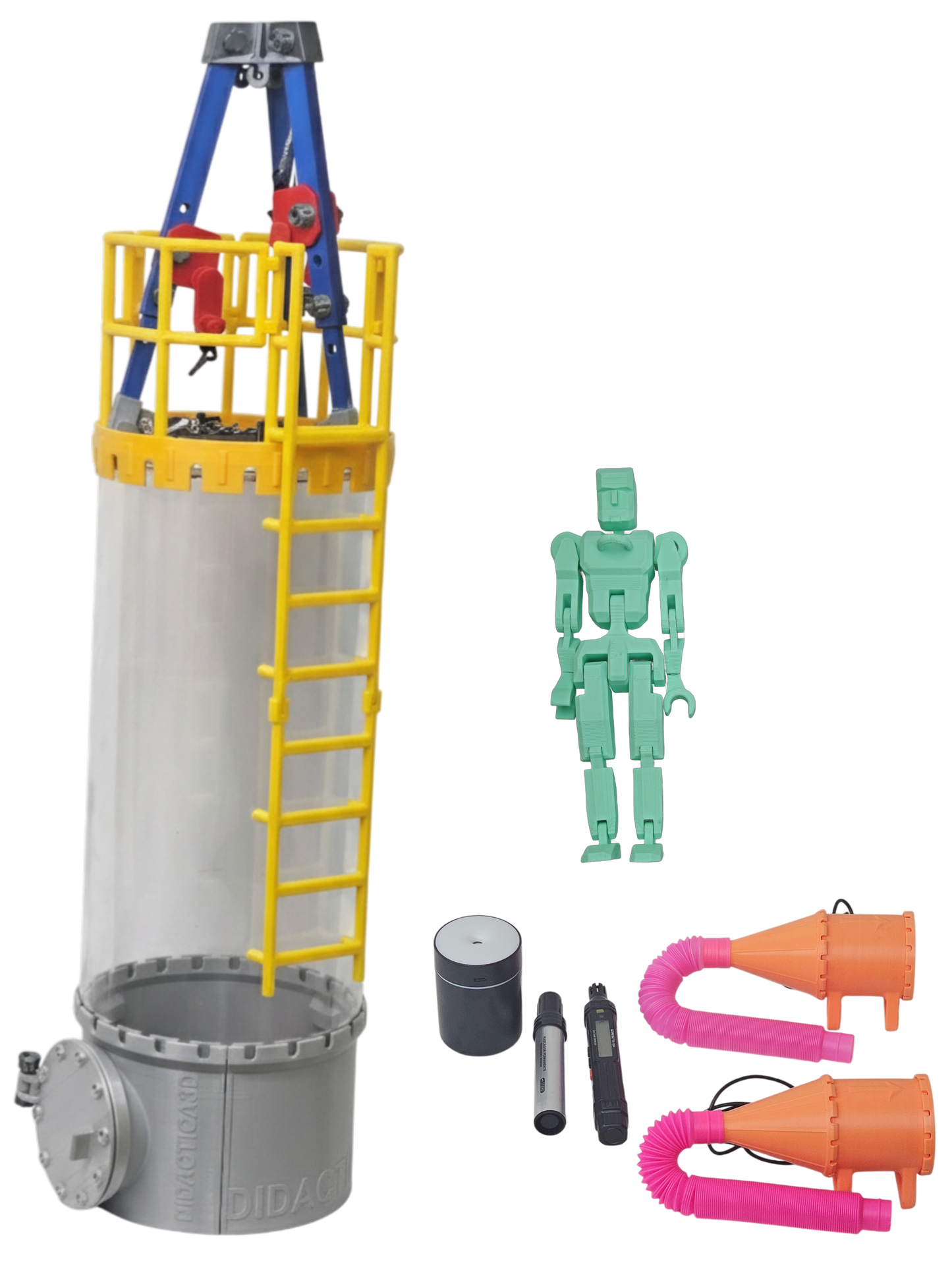 Modelo Didáctico Premium de Extracción y Ventilación en Espacios Confinados