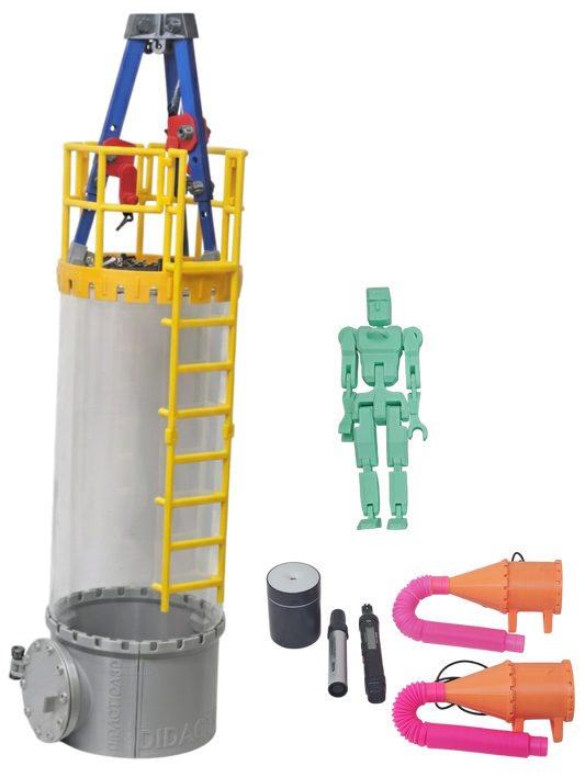 Modelo Didáctico Premium de Extracción y Ventilación en Espacios Confinados